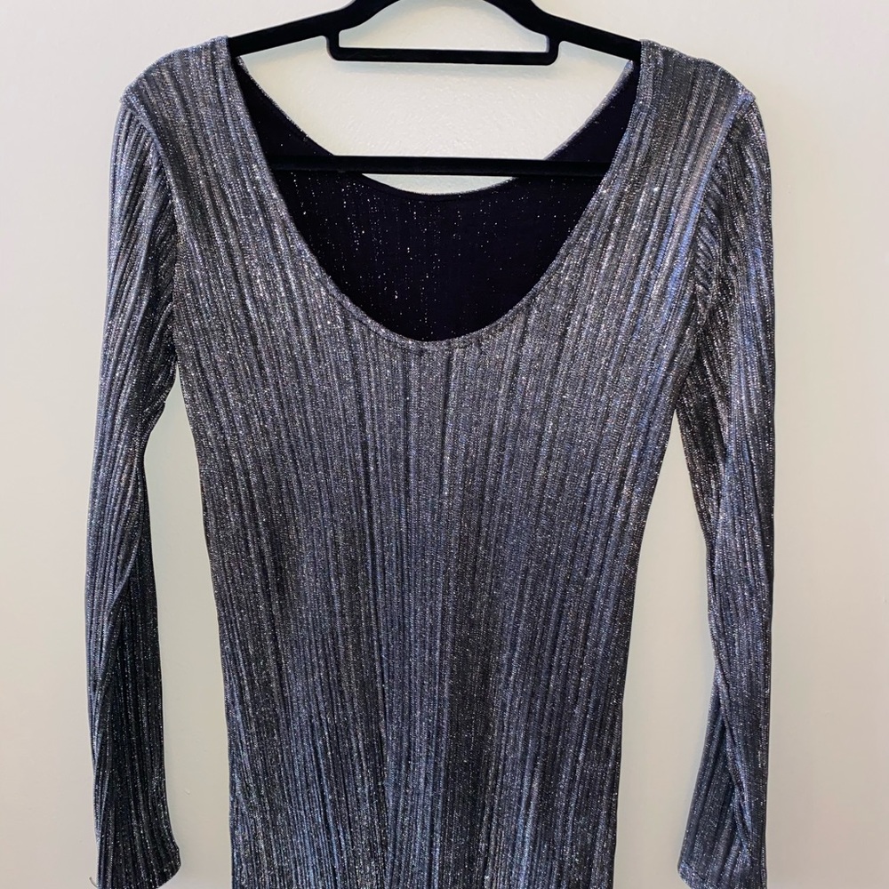 Long sleeve mini dress